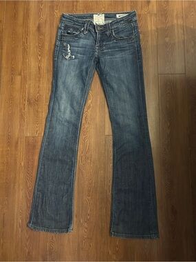 Taverniti So Jeans Women’s Dark Blue Wide Leg Jeans